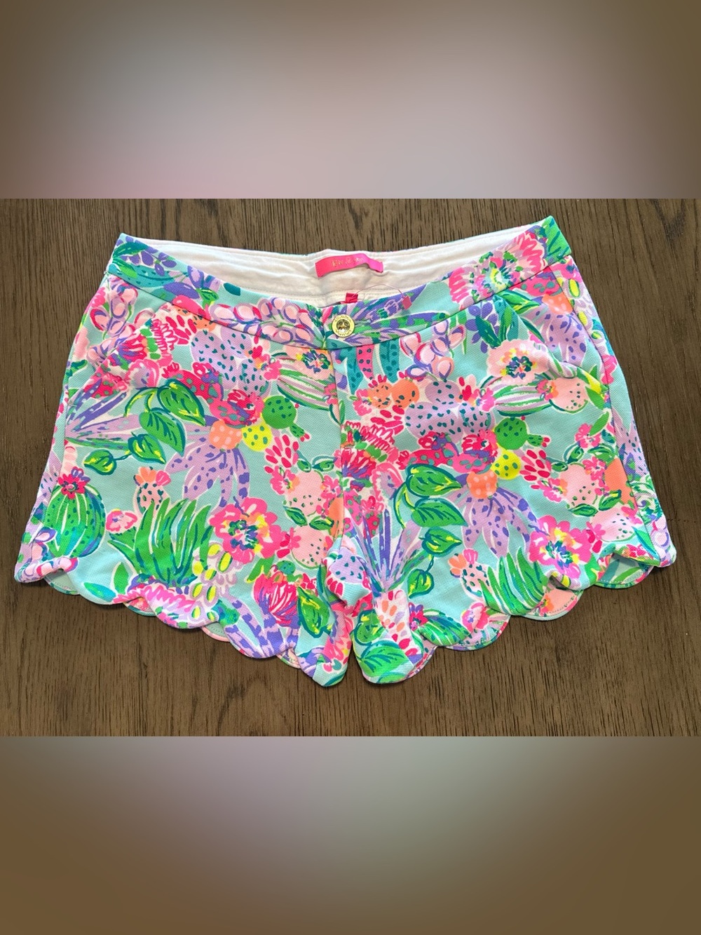 Lilly Pulitzer women’s Floral buttercup Knit short NWOT